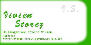 vivien storcz business card